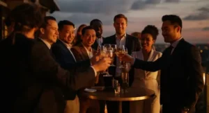 Outdoor Corporate Event Rooftop