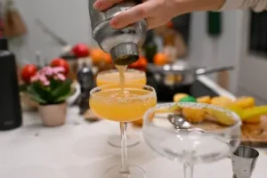 Drink Preparation on Mobile Bar